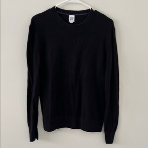 GAP Men's Black Crewneck Sweater